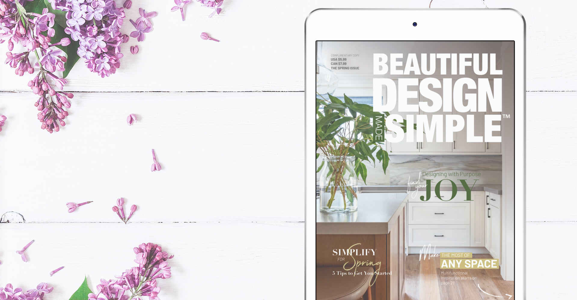 Flooring Design Magazine on a virtual device
